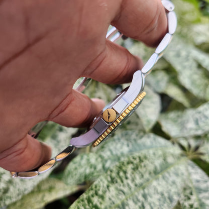 Longines HydroConquest Green Ceramic Bezel with Yellow Gold Accents in Green Matte Dial 41mm