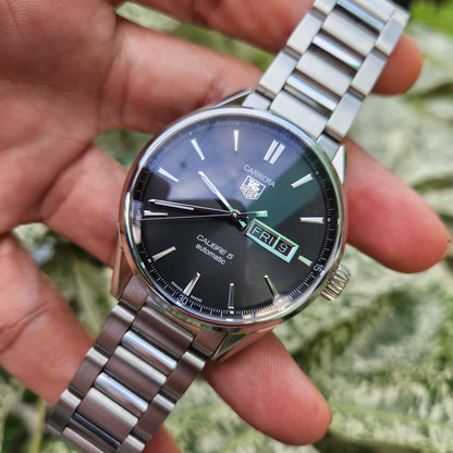 Tag Heuer Carrera Calibre 5 Day-Date Black Dial 41mm