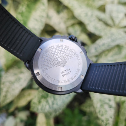 Tag Heuer F1 Chronograph Stealth PVD Black Dial 42mm