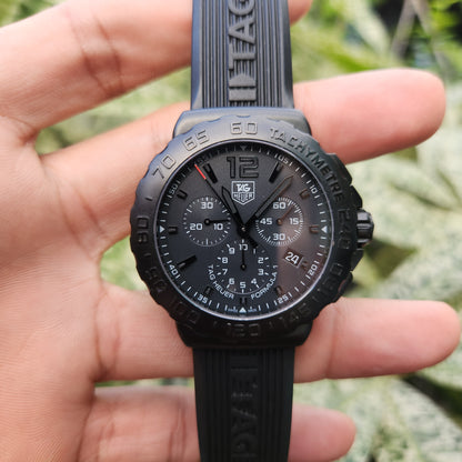 Tag Heuer F1 Chronograph Stealth PVD Black Dial 42mm