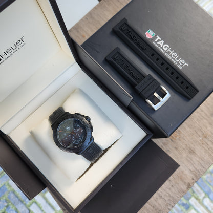 Tag Heuer F1 Chronograph Stealth PVD Black Dial 42mm