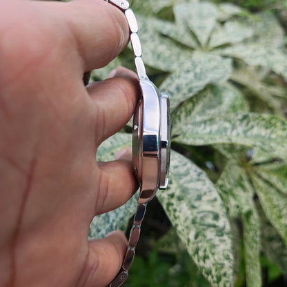 Tag Heuer F1 Chronograph Calibre 16 Day-Date Steel Bezel on Silver Dial 43mm - Complete Set