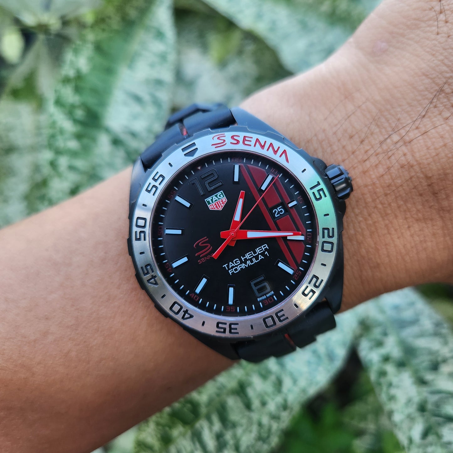 Tag Heuer F1 Ayrton Senna Special Edition PVD Black Dial 43mm - Complete Set