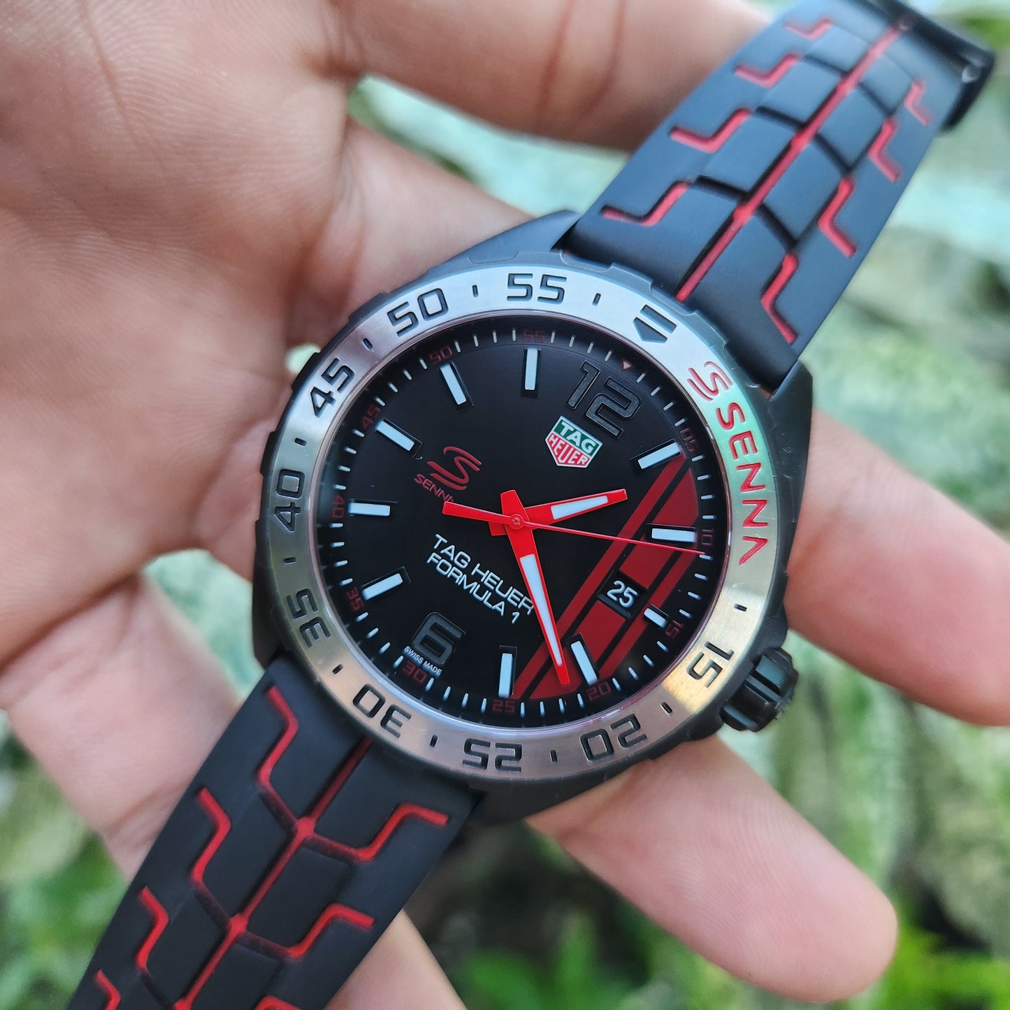 Tag Heuer F1 Ayrton Senna Special Edition PVD Black Dial 43mm - Complete Set