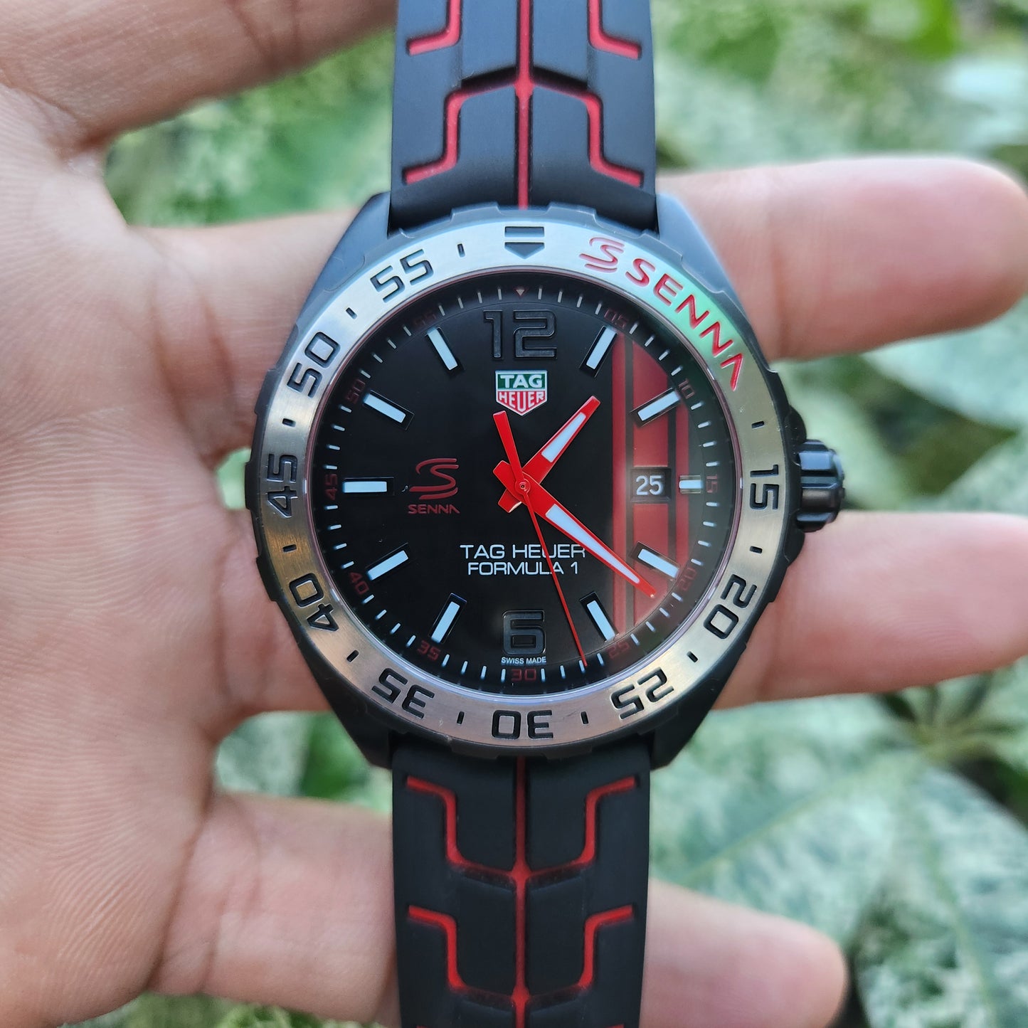 Tag Heuer F1 Ayrton Senna Special Edition PVD Black Dial 43mm - Complete Set