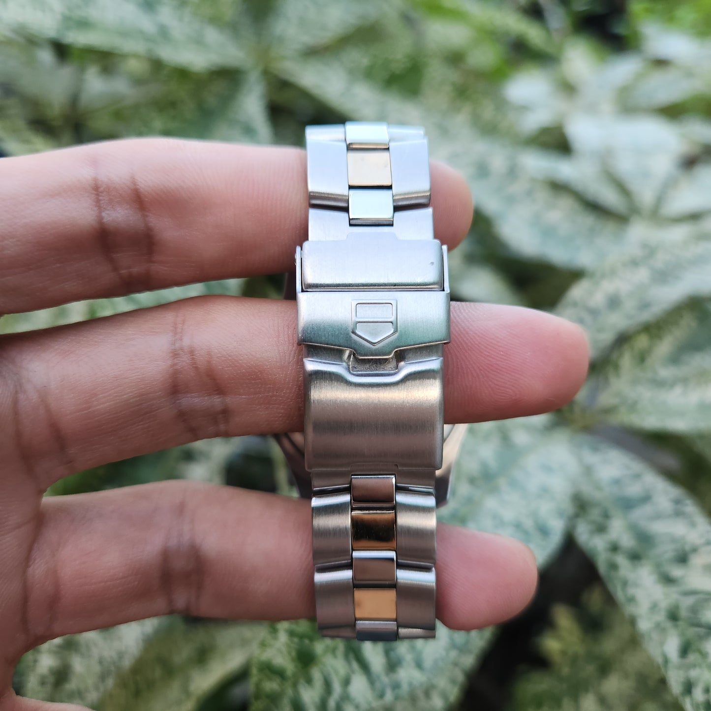 Tag Heuer Exclusive Two-Tone 18k Gold Accents in Silver Dial 38mm