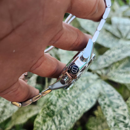 Tag Heuer Carrera Calibre 1887 Chronograph Rose Gold Indeces in White Dial 43mm