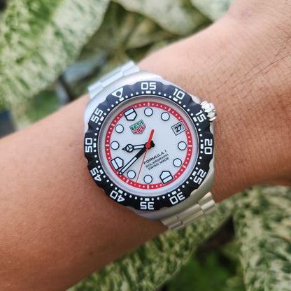 Tag Heuer F1 SolarGraph White Dial 38mm - Complete Set (Brand New)