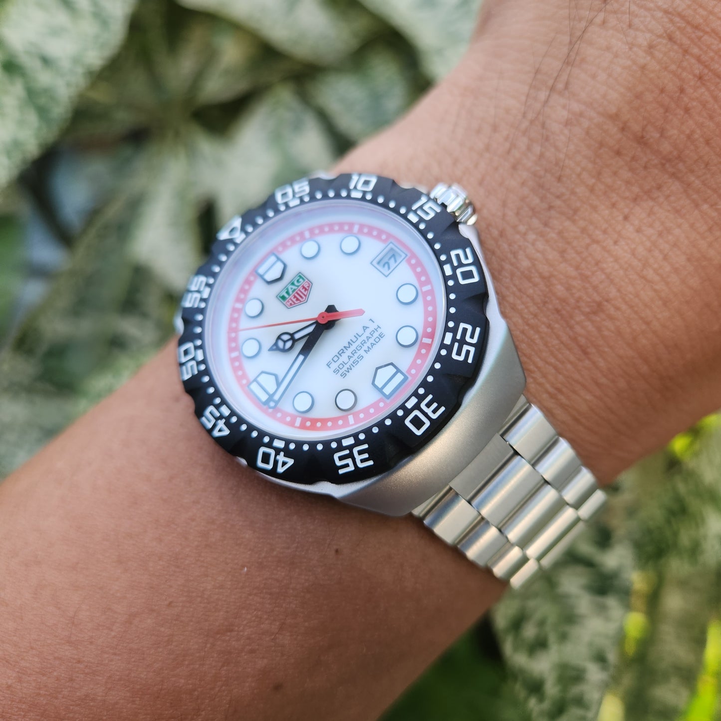 Tag Heuer F1 SolarGraph White Dial 38mm - Complete Set (Brand New)