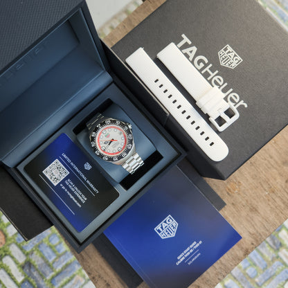 Tag Heuer F1 SolarGraph White Dial 38mm - Complete Set (Brand New)