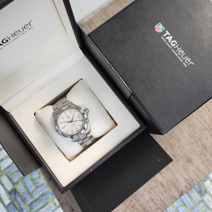 Tag Heuer Aquaracer Calibre 5 White/Silver Dial 41mm