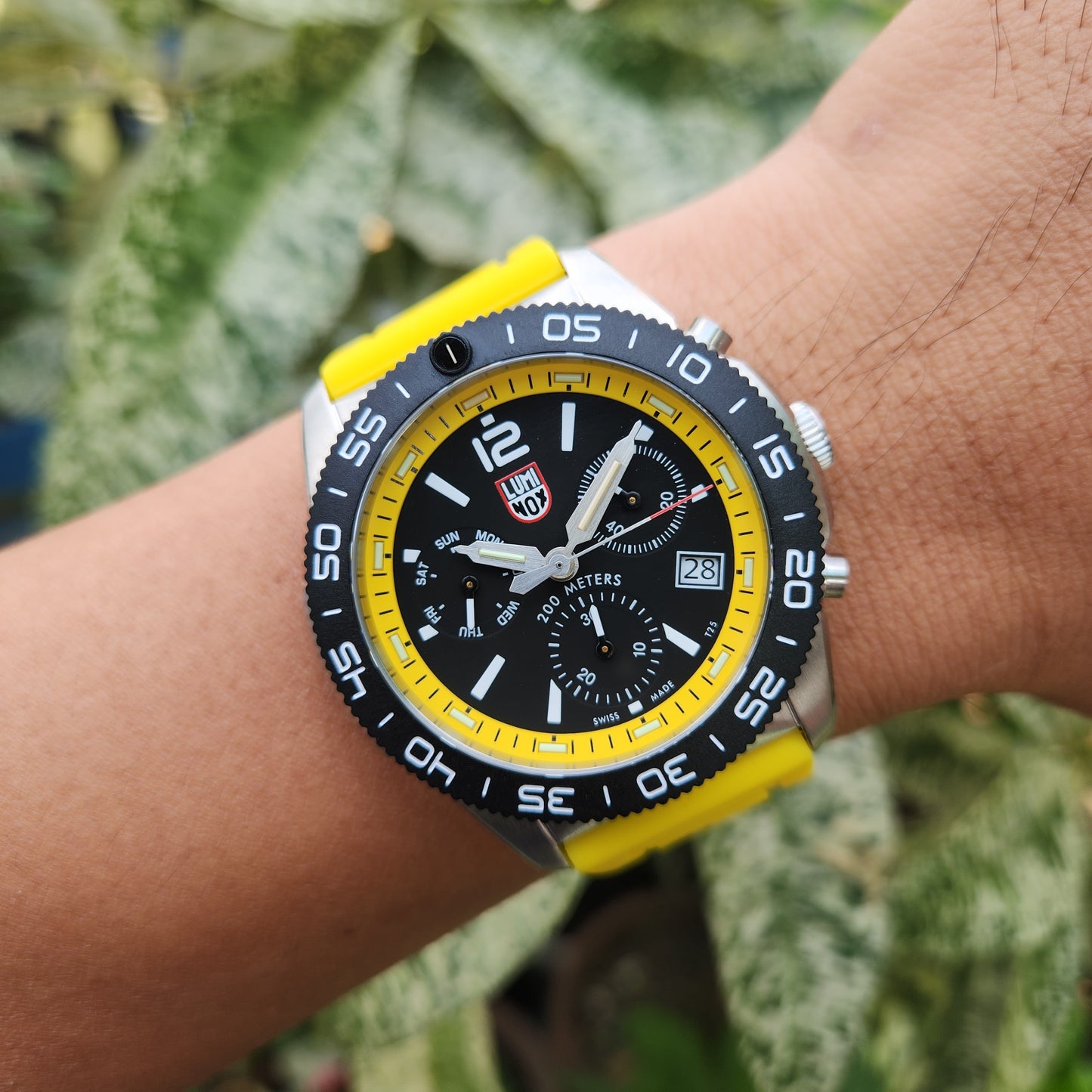 Luminox Pacific Diver Carbonox Chronograph 44mm Yellow Accent Dial - Complete Set (Brand New)
