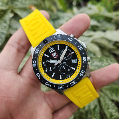 Luminox Pacific Diver Carbonox Chronograph 44mm Yellow Accent Dial - Complete Set (Brand New)