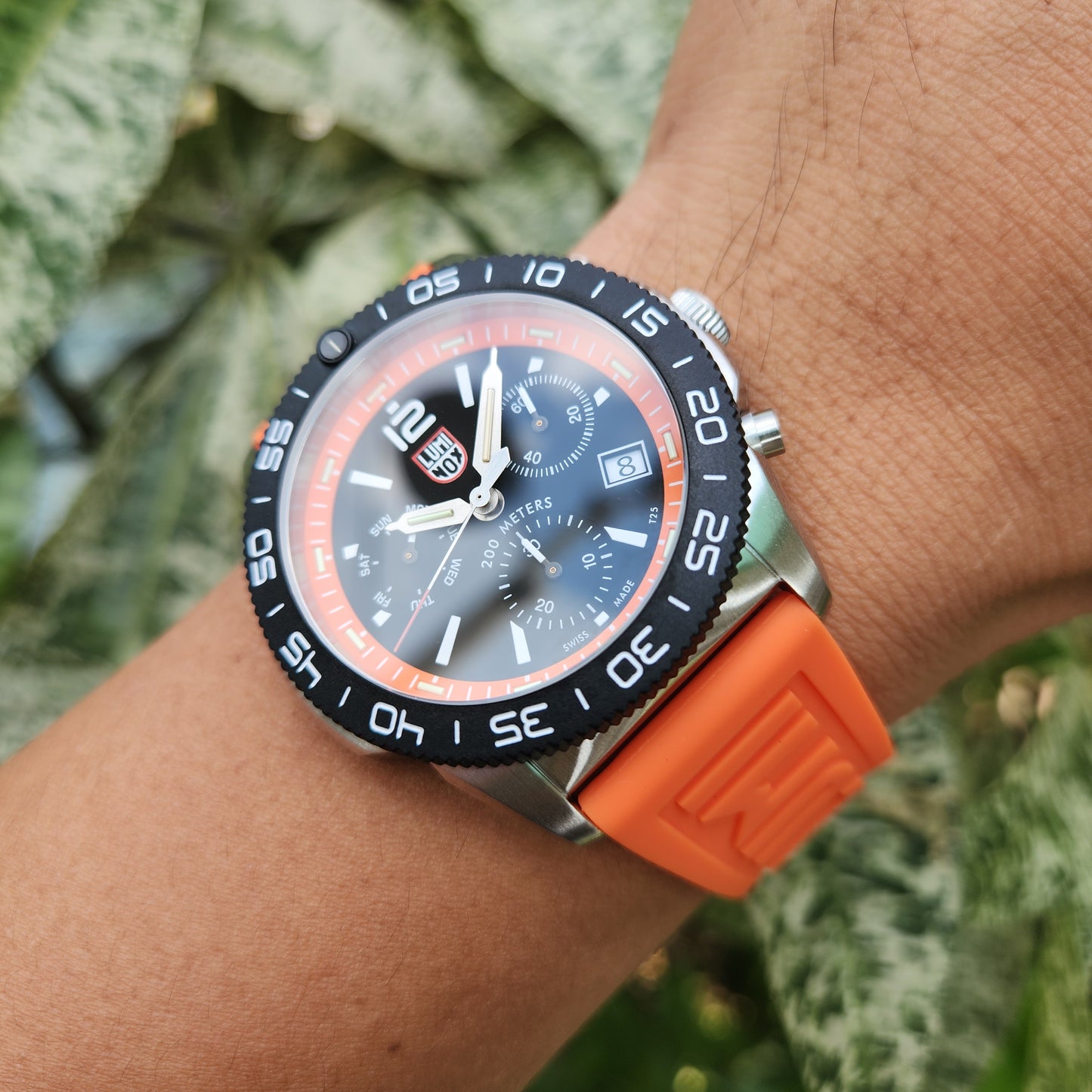 Luminox Pacific Diver Carbonox Chronograph 44mm Orange Accent Dial - Complete Set (Brand New)