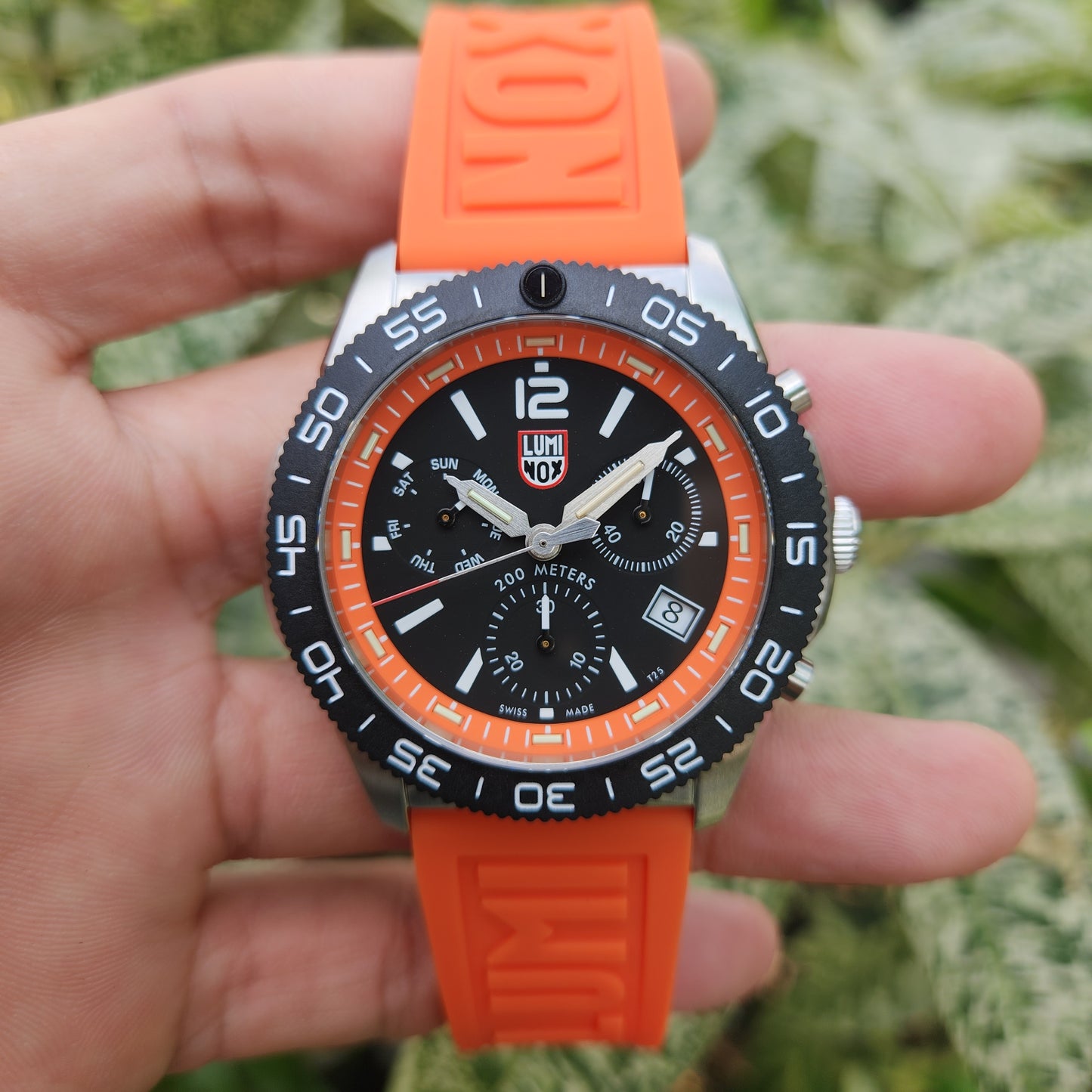 Luminox Pacific Diver Carbonox Chronograph 44mm Orange Accent Dial - Complete Set (Brand New)