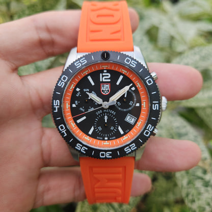 Luminox Pacific Diver Carbonox Chronograph 44mm Orange Accent Dial - Complete Set (Brand New)