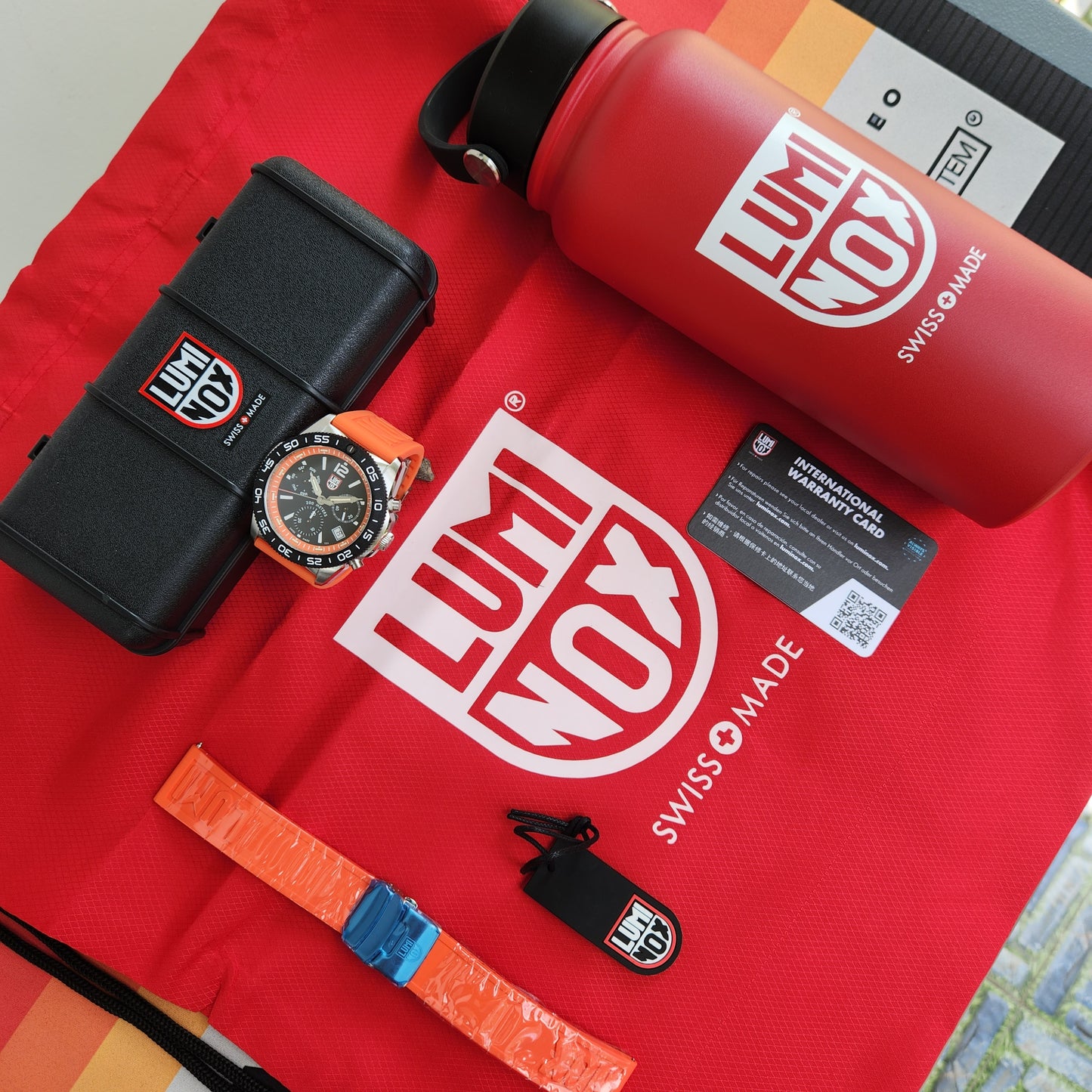Luminox Pacific Diver Carbonox Chronograph 44mm Orange Accent Dial - Complete Set (Brand New)