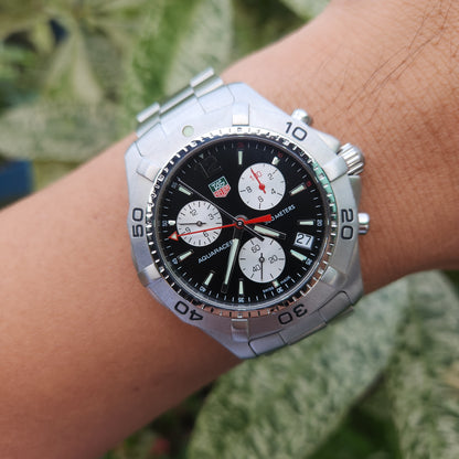 Tag Heuer Aquaracer Chronograph Black Dial 41mm
