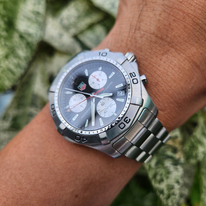 Tag Heuer Aquaracer Chronograph Black Dial 41mm