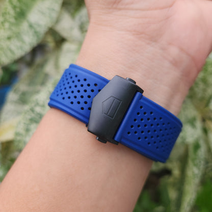 Tag Heuer Carrera Heuer 01 Chronograph Ceramic Bezel in Black Skeleton Dial with Blue Accents 43mm