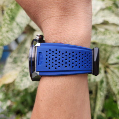 Tag Heuer Carrera Heuer 01 Chronograph Ceramic Bezel in Black Skeleton Dial with Blue Accents 43mm