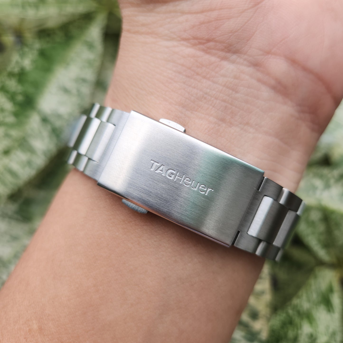 Tag Heuer Aquaracer Chronograph Steel Alu Bezel in Black Dial 43mm