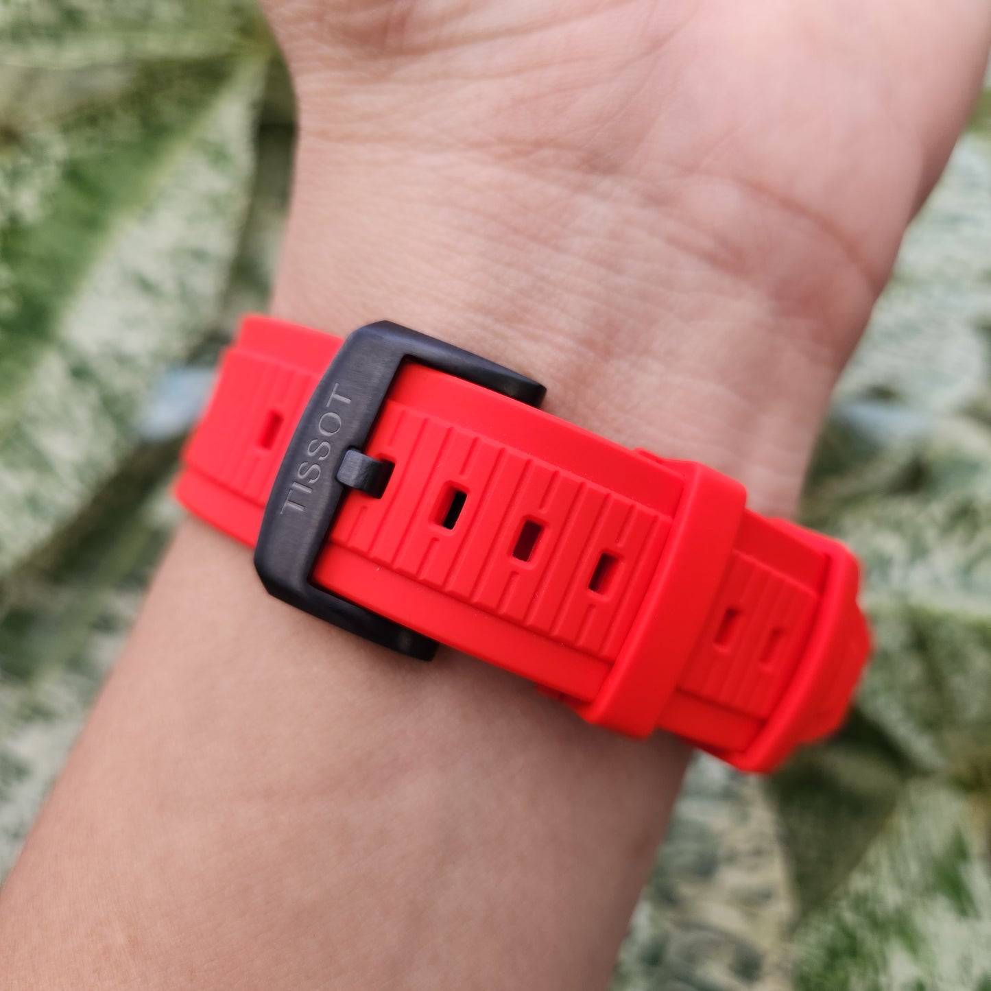 Tissot T-Race Black PVD in Red Accent 45mm - Complete Set