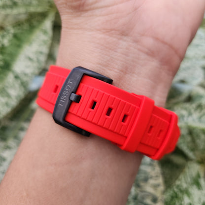 Tissot T-Race Black PVD in Red Accent 45mm - Complete Set