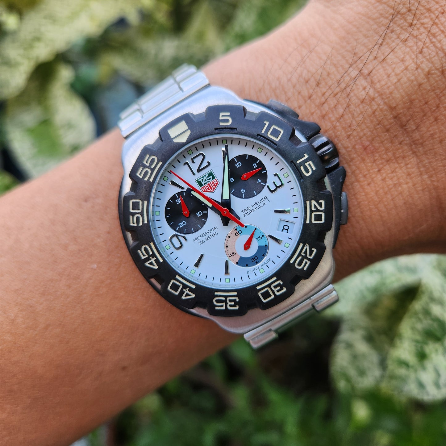 Tag Heuer F1 Chronograph White Dial 40mm