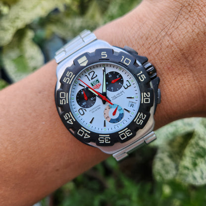Tag Heuer F1 Chronograph White Dial 40mm