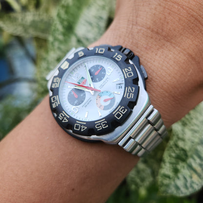 Tag Heuer F1 Chronograph White Dial 40mm