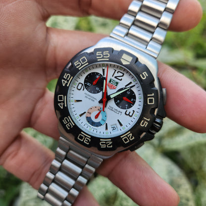 Tag Heuer F1 Chronograph White Dial 40mm