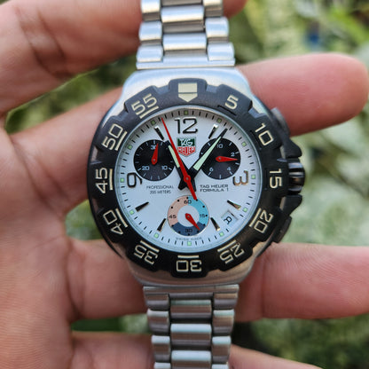 Tag Heuer F1 Chronograph White Dial 40mm