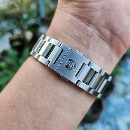 Tag Heuer Carrera Grand Carrera Calibre 8 Grande Date GMT Chronometer in Silver Dial 42.5mm - Complete Set