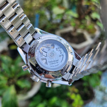 Tag Heuer Carrera Calibre 16 Chronograph Red Needles in Black Dial 41mm