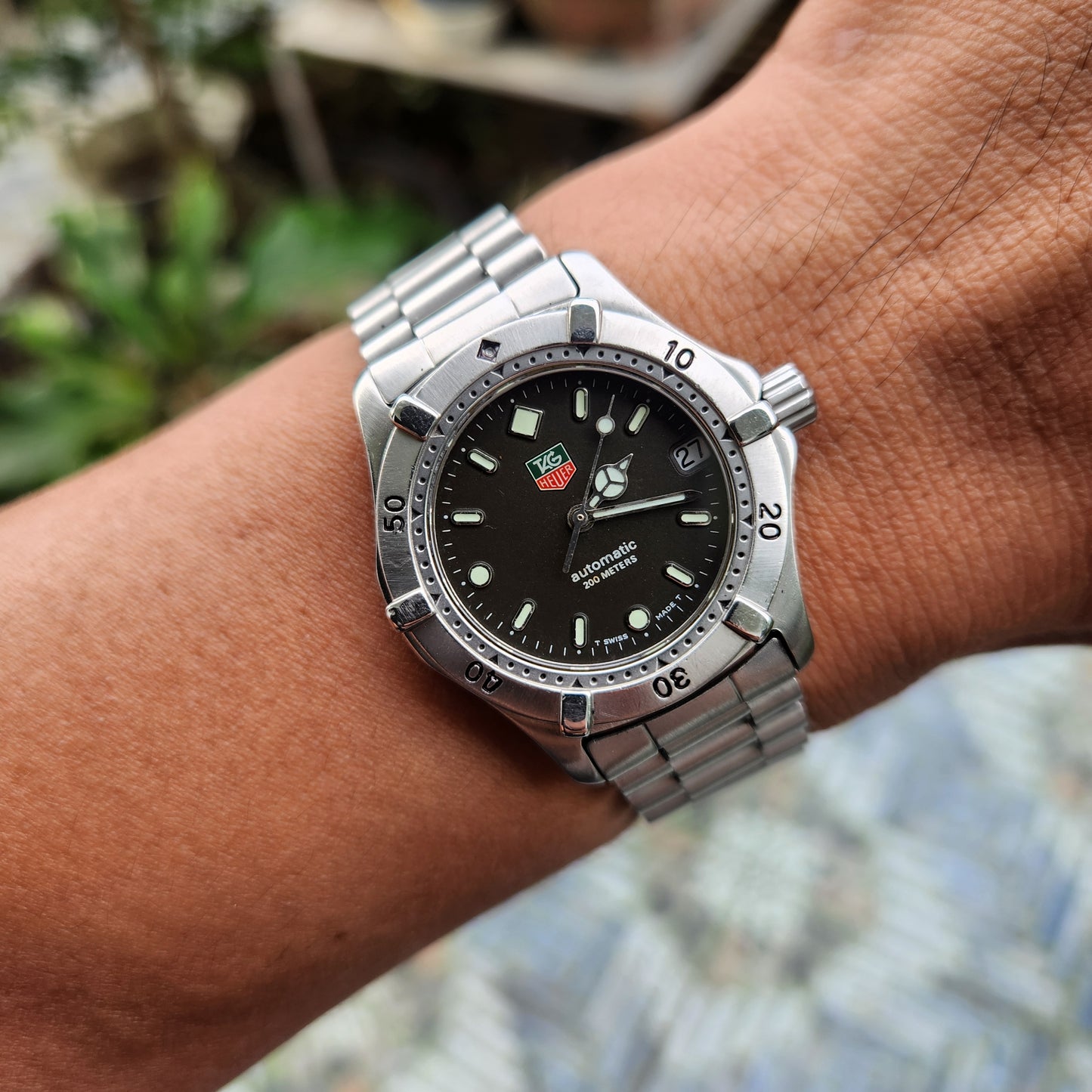 Tag Heuer Professional 2000 Series Dark Gray Dial Midsize 36mm Automatic