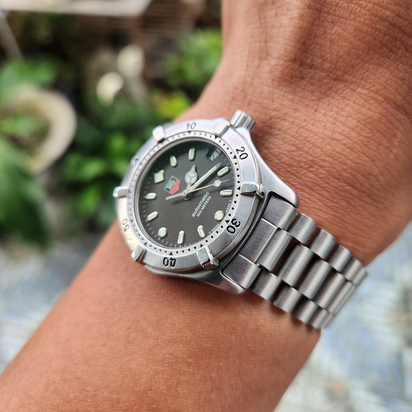 Tag Heuer Professional 2000 Series Dark Gray Dial Midsize 36mm Automatic