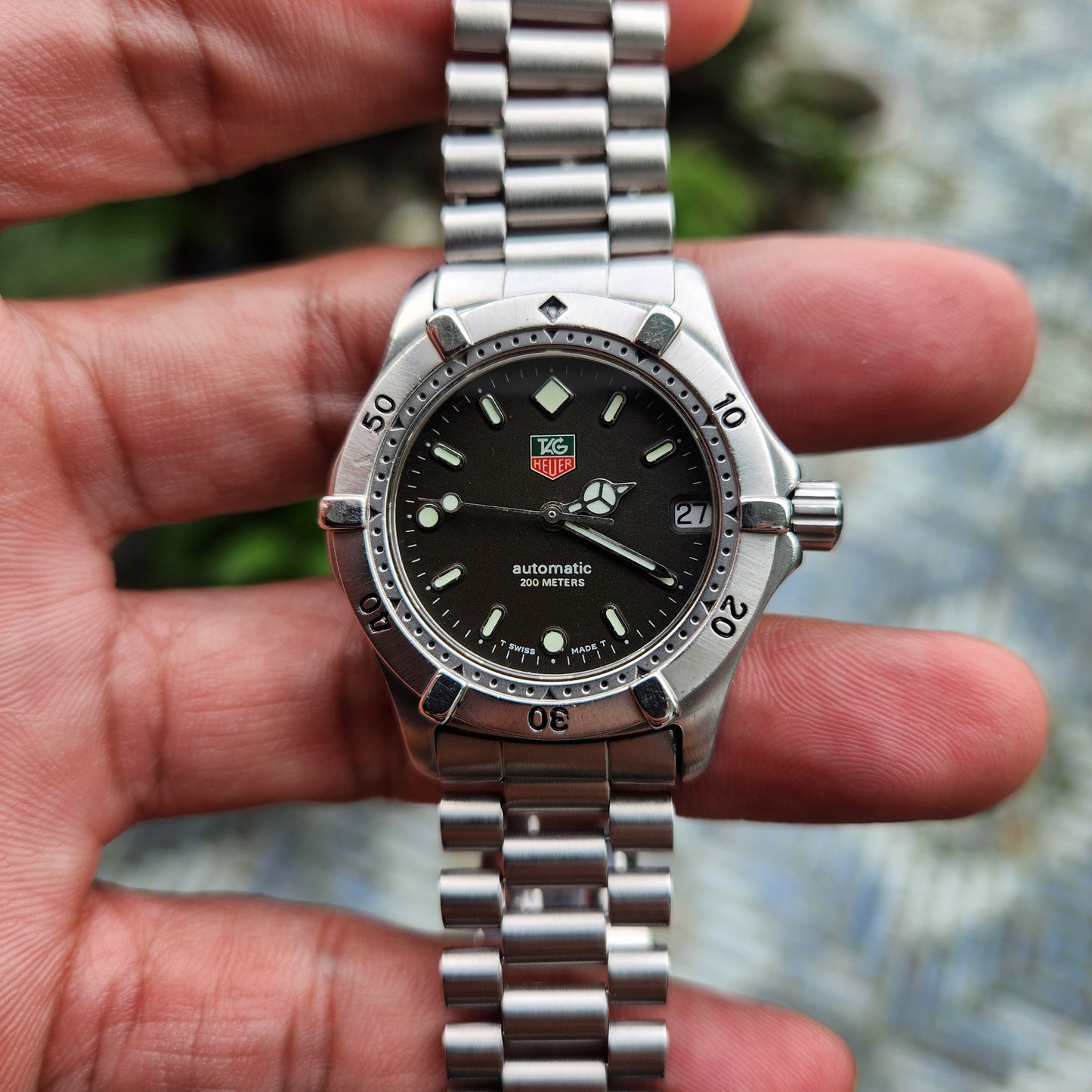 Tag Heuer Professional 2000 Series Dark Gray Dial Midsize 36mm Automatic