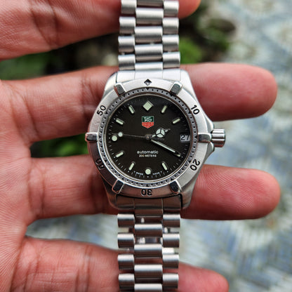 Tag Heuer Professional 2000 Series Dark Gray Dial Midsize 36mm Automatic