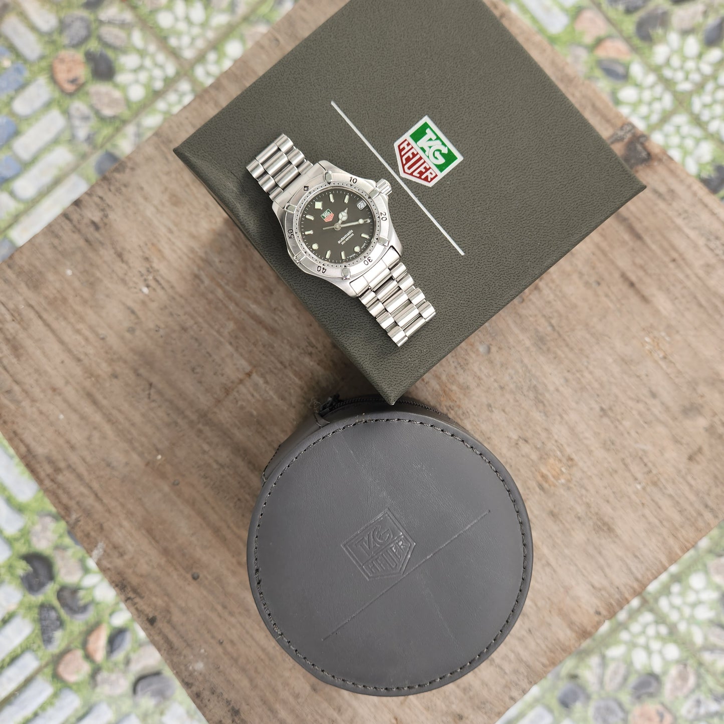 Tag Heuer Professional 2000 Series Dark Gray Dial Midsize 36mm Automatic