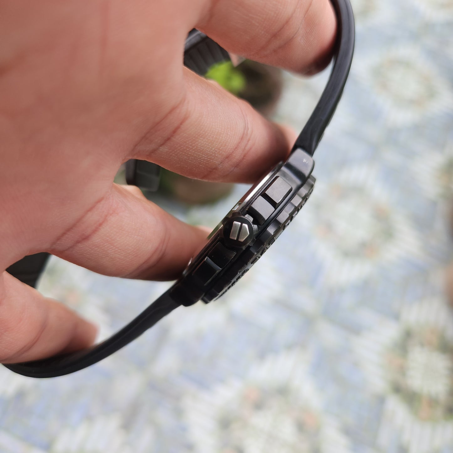 Tag Heuer F1 PVD Chronograph Red Indices in Black Dial 42mm