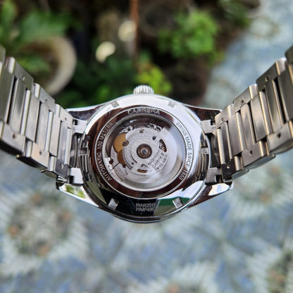 Tag Heuer Carrera Calibre 5 Day-Date Blue Dial 41mm