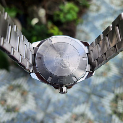 Tag Heuer Aquaracer 300M Steel Alu Bezel in Black Dial 43mm - Complete Set