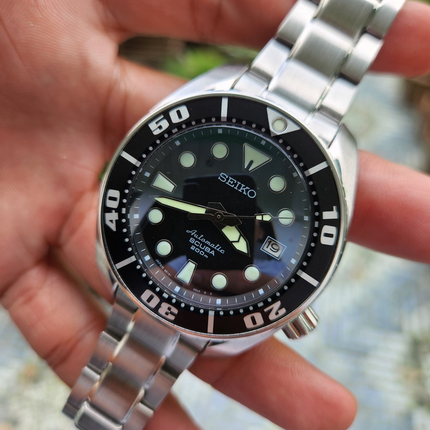 Seiko Sumo OG Scuba Divers Black Dial 45mm
