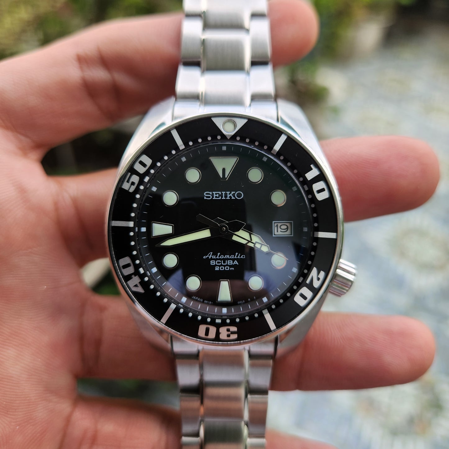 Seiko Sumo OG Scuba Divers Black Dial 45mm