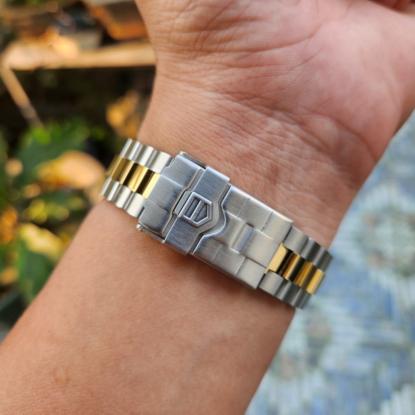 Tag Heuer Professional Chronograph Vintage Two-Tone 38mm Black Dial