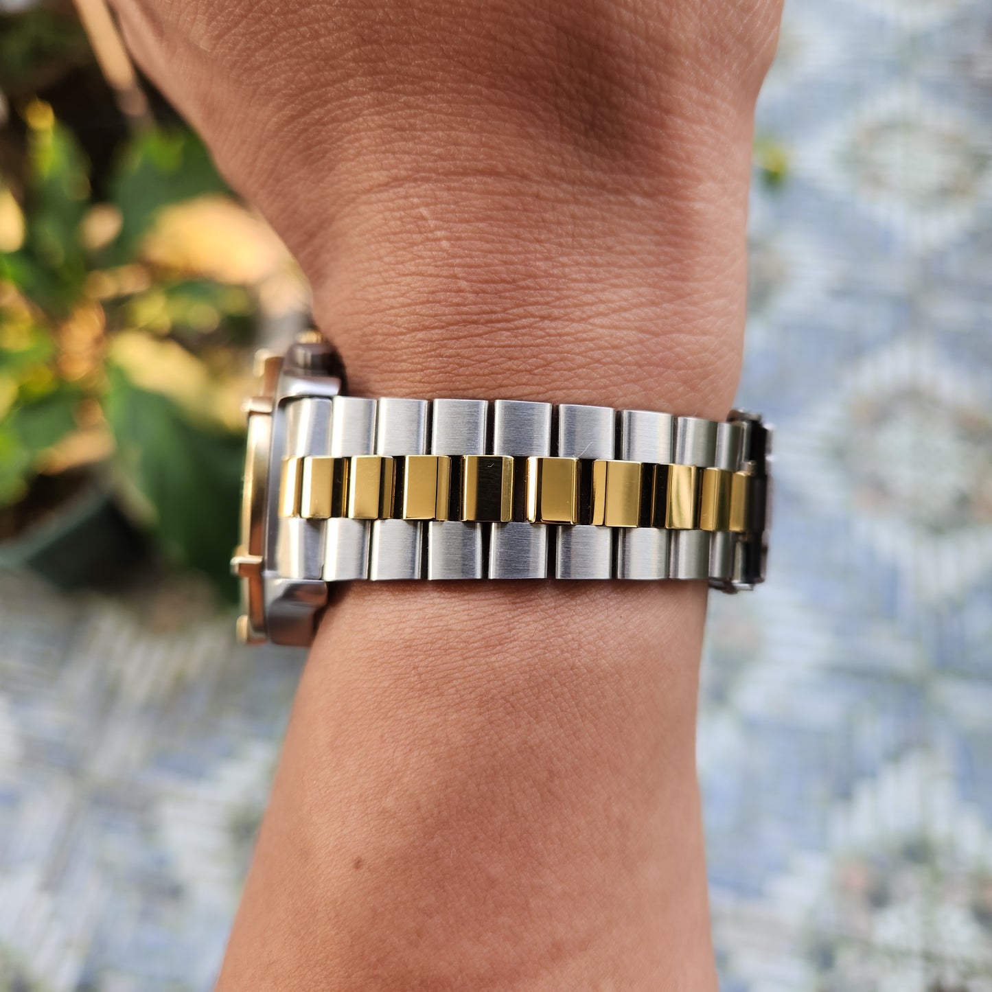 Tag Heuer Professional Chronograph Vintage Two-Tone 38mm Black Dial