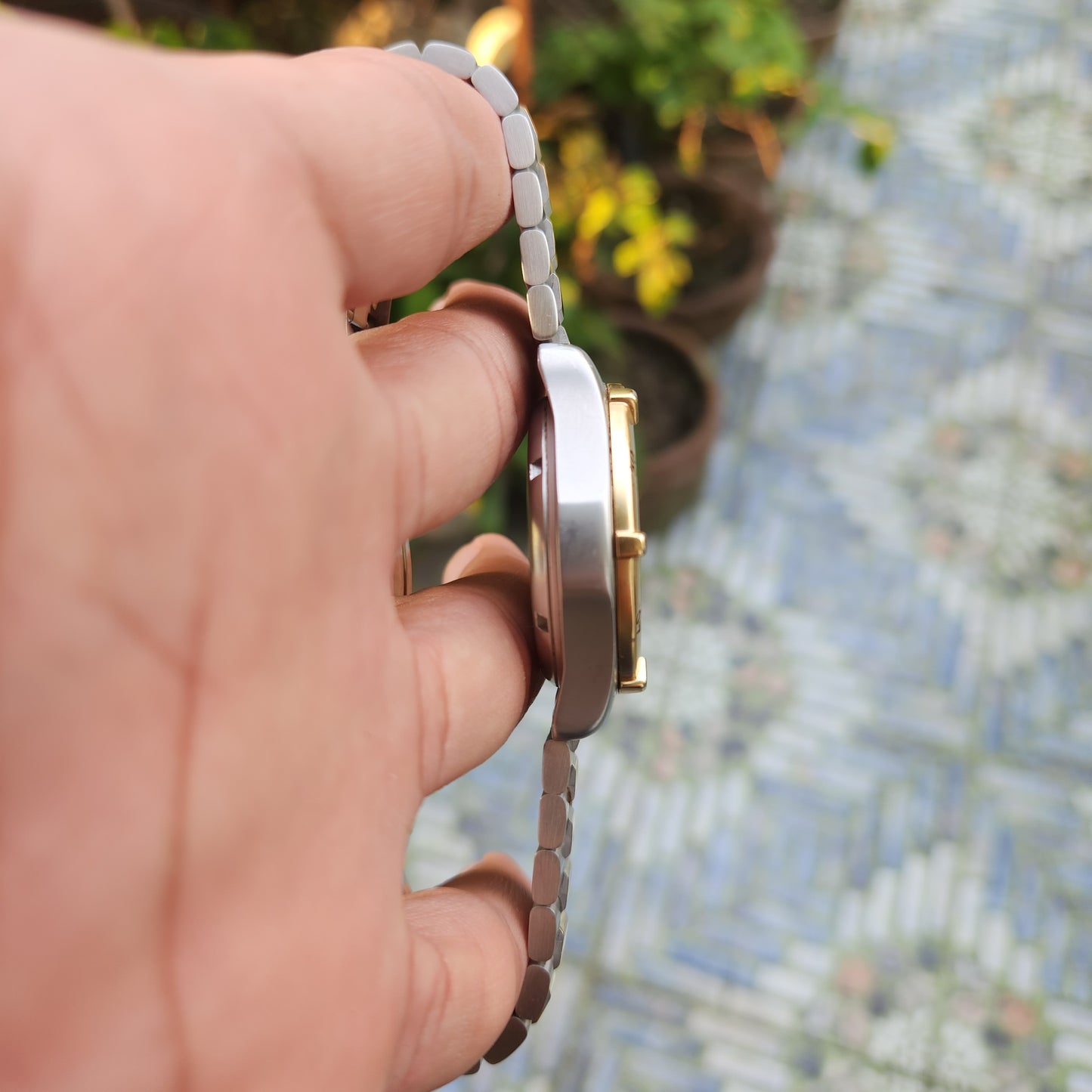 Tag Heuer Professional Chronograph Vintage Two-Tone 38mm Black Dial