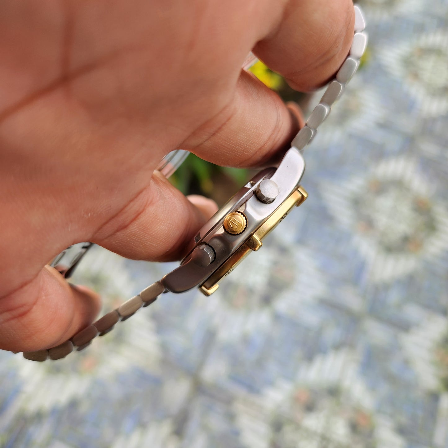 Tag Heuer Professional Chronograph Vintage Two-Tone 38mm Black Dial