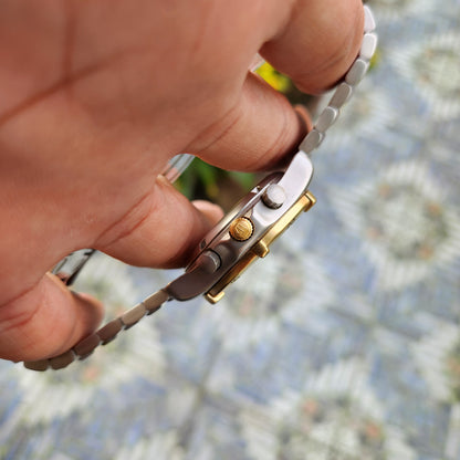 Tag Heuer Professional Chronograph Vintage Two-Tone 38mm Black Dial